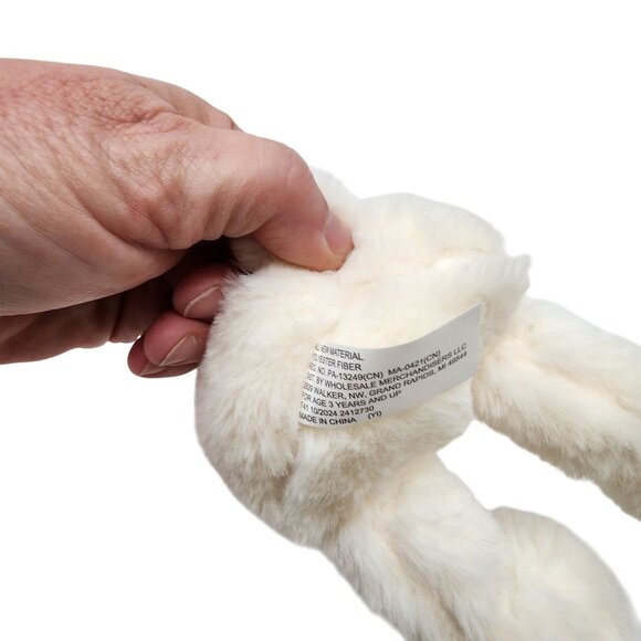 Dan Dee Collectors Choice Pink & White Plush Bunny Set Jesus Loves Me Soft Toys - Picture 4 of 4